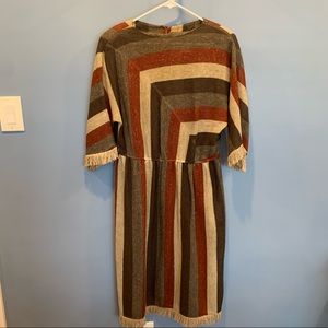 Vintage Burlap Dress